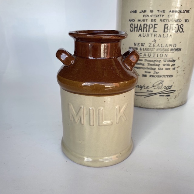 JAR, Stoneware Brown Glazed - Milk Churn